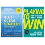 Blue Ocean Strategy, Expanded Edition + Playing to Win How Strategy Really Works ( Set Of 2 Books )