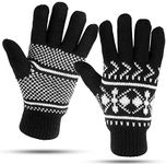 LUTHER PIKE SEATTLE Knit Winter Gloves For Women Warm & Cozy, Comfortable: Thermal Insulation