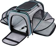 Howsehold Expandable Pet Carrier for Cat, Kittens, Puppy extendable cat carrier - Travel Friendly with fleece bed