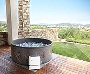 MSPA Concept Mono DWF Bubble Spa 6 Bathers Portable Inflatable Quick Heating Self- Inflated Round Hot Tub 930 Litres 173 x 173 x 65cm