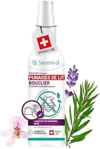 SERENI-D - BOUCLIER ANTI PUNAISE DE LIT - Spray anti punaise de lit puissant - Traitement naturel aux Huiles Essentielles/Fleur de Pyrèthre Végétal - R ésultats rapides & efficaces - 100mL