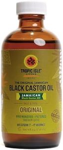 Tropic Isle Living Jamaican Black Castor Oil 4oz Glass Bottle