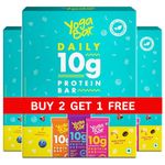 Yogabar Variety Pack 10 grams Protein Bars [Pack of 18], Protein Blend & Premium Whey