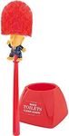 Fairly Odd Novelties Donald Trump Toilet Bowl Brush Make Toilets Clean Again Holder - Perfect Elephant Novelty Gag Political Gift, Red