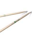 ProMark Drum Sticks - Classic Forward 747 Drumsticks - Drum Sticks Set - Oval Nylon Tip - Raw Hickory Drum Sticks - Consistent Weight and Pitch - 1 Pair