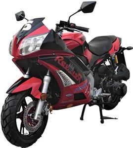 HHH 150cc Scooter VITACCI ROMA150 Street Motorcycle GY6 Engine 150cc Motorcycle Fully Automatic with CVT Transmission 150cc Scooter Hornet 150 DualSports Bike for Adult (Red)