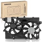 A-Premium Dual Engine Radiator Cooling Fan Assembly Compatible with Ford Edge 2007-2014 & Lincoln MKX 2007-2012, 2.0L 3.5L 3.7L, Replace# 9T4Z8C607A