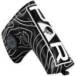 Golf Blade Putter Club Head Cover Pingtype Magnetic PU Leather White Par Embroidery Fits For Scotty Cameron Taylormade Odyssey black&white