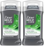Dove Men+Care Extra Fresh 72H Deodorant Stick for Men with Vitamin E, Triple Action Moisturizer and Non-Irritant Formul, 85g (Pack of 2)