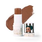 LoveChild Mini Masaba Bronzer Stick To Contour, Sculpt & Define, Smooth Glide Texture, Adjustable Coverage, Mattifying, Easy Application, BurPee (Coffee Brown) 7.5g, For All Indian Skin Tones