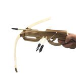 UPBEAT Wooden Crossbow (Model 2) (Pack of 1) Traditional Archery Bow, Target Practice & Collectibles, Outdoor Game, Gift, Childern Game, Wooden Game. Birthday Gift.