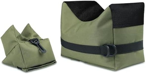 Feyachi Outdoor Shooting Rest Bags Rest Front & Rear Support SandBag Stand Holders Target Sports Shooting Bench for Gun Rifle Shooting Hunting