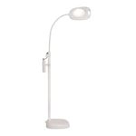 Purelite Three-in-One Magnifying Lamp, White, 22x25x150 cm