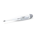 Beurer FT09 Easy to Use Classic Oral Thermometer for Adults and Kids, Oral Baby Thermometer for Infants, Waterproof Contact Digital Thermometer for Adults, Plastic Fever Thermometer for Kids