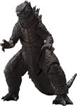 TAMASHII NATIONS Polyvinyl Chloride Godzilla Vs. Kong - Godzilla From Movie Godzilla Vs. Kong (2021), Bandai Spirits S.H.Monsterarts, Grey