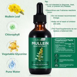 Mullein Drops Lung Cleanse Supplement – 2-Pack Respiratory Support