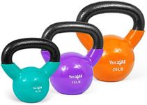 Yes4All Kettlebells 10 15 20 lbs Se