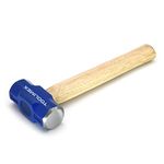 TOOLIMEX Sledge Hammer with Great Gripped Wooden Handle || Construction || Heavy-Duty Applications for Industrial & Professional Use 2 lb