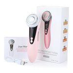 KYKHT 5-in-1 Ultrasound Face Lift Machine – LED Light Therapy, EMS Photon Skin Tightening Device, Anti-Aging Wrinkle Remover & Facial Massager