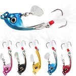 Sougayilang Jigs Fishing Lures Sinking Metal Spinner Bait Micro Jigging Bait