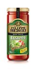 FILIPPO BERIO Pasta Sauce, 100% Italian Tomatoes, 340g, Pack of 6, Basil Flavour, 100% Italian Basil & Extra Virgin Olive Oil