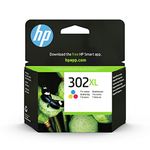 HP F6U67AE 302XL High Yield Original Ink Cartridge, Tri-color, Single Pack