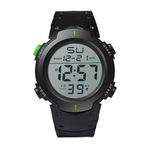 Men Digital Wrist Watches, Men Military Watch, Sports Referee Watch, Big Face Wrist Watches, Waterproof Watch with LED Backlight Calendar Alarm Stopwatch for Kids Adult Running Camping Swimming