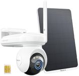 REOLINK Altas Go PT 4G LTE Solar Cellular Security Camera Wireless Outdoor, 360° 24/7 Recording, 10s Pre-Record, for Home Security, 2K ColorX Night Vision, Smart Detection, Large Battery and 12W SP