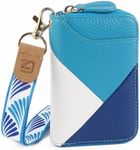 Credit Card Holder Wallet Zip Leath