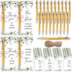 Yeaqee 98 Pcs Thank You Gifts Set Includes Inspirational Bamboo Pen Motivational Quote Card Twine Employee Appreciation Gift for Coworker School Team