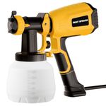 Paint Sprayer Electric Spray Gun: 700W Spray Paint Gun with 1200ml Container, 4 Nozzles & 3 Patterns, Adjustable Air Flow, Easy Cleaning for House Painting, Furniture, Fence, Walls, Door (Yellow)