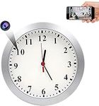 Spy Wall Clock Camera, Hidden Spy Camera Clock HD 1080P Clock camera Nanny Camera with Motion Detector Video Recorder for Home Security and Office Security, No WIFI Needed