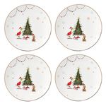 Lenox 895052 Merry Grinchmas Dinner Plates, Set of 4