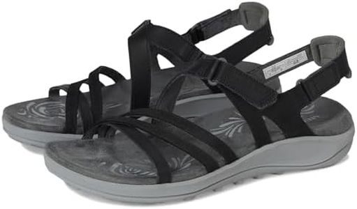 Merrell Women's Harbor Backstrap Sandal, Black, 8.5 US
