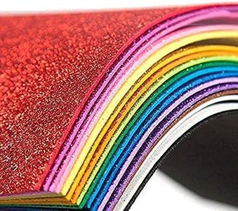 DSR A4-10 Sheet Glitter Sheets (A4 Size) Art & Craft Glitter Sheet Paper(Colour Sheet) for Craft,Multicolor