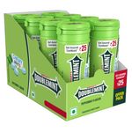 Doublemint Chewy Mint Tube Peppermint Flavour Chewy Mints, Mints For Instant Freshness, 32 Chewy Mints In Each Tube, Easy to Carry 30.4 g Pack of 8