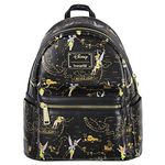 Loungefly Character Mini Backpack TV Movie School Work Bag, Tinkerbell, One Size, Classic