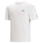 Bassdash Men’s UPF 50+ Sun Protection Fishing Shirt Short Sleeve UV T-Shirt