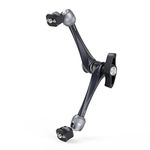 SMALLRIG Rosette Magic Arm 11 Inch with Ball Head, 1/4"-20 Screws, and Anti-Twist Pins, for iPads/Monitors/LED Lights/Smartphones/Action Cameras, Max Load Cpacity 3kg - 3959