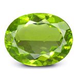 Akshita gems 9.25 Ratti 8.60 Carat Unheated Untreatet Quality Natural Peridot Loose Gemstone Stone Gemstone by Lab Certified Quality for Men and Women