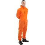 Expert Workwear Disposable SMS Coverall CAT 3 Type 5/6 Hooded Overall Protective Suit Boilersuit Hygiene Paint