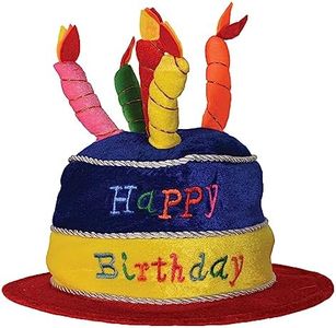 Beistle Plush Happy Birthday Cake Hat