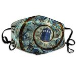 Mouth Mask Tardis Doctor Police Box Print Masks - Breathable Adjustable Windproof Mouth-Muffle, Camping Running For Women And Men