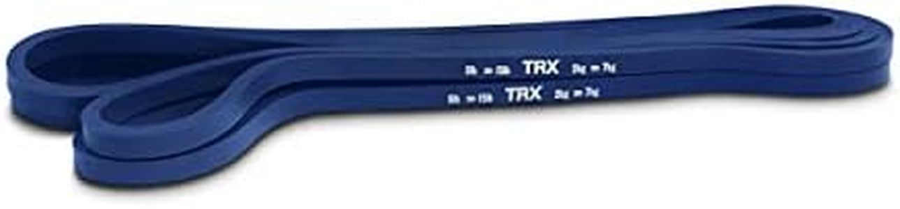 TRX Training Strength Band, Full-Body Resistance Band for Home and Gym Use, Resistance Band for Working Out, 5 lbs - 15 lbs, Blue