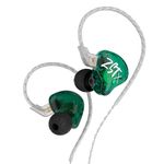 Yinyoo KZ ZSTX Hybrid 1BA+1DD in Ear Monitor Earbuds Balance Armature with Dynamic in-Ear Earphone Headphones HiFi Headset (With mic, Cyan)