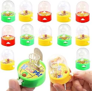 NEEW 12 Pack Mini Finger Basketball Shooting Game, Party Favors Basketball Party Decorations Mini Handheld Desktop Table Classroom Rewards, Carnival Prizes for Kids