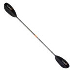 AQUA BOUND Manta Ray Carbon Kayak Paddle - Carbon Shaft/Carbon Blade, 2 Piece (Posi-Lok), Black, 240 cm