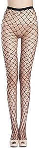 Dreamgirl Women's Fence Net Pantyhose, Black, One Size