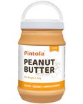 PINTOLA Original Classic Peanut Butter Creamy 2.5kg - with High Protein 26g & 7.2g Fiber, Premium Roasted Nuts, Gluten Free, Zero Trans Fat, with MUFA Good Fats, Vit E & B3, Dairy Free