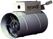 TPI HP610001202T Hotpod Supplemental Duct Mounted Heating System, Standard, 6" Inlet, Hardwire, 1000/500 W, White